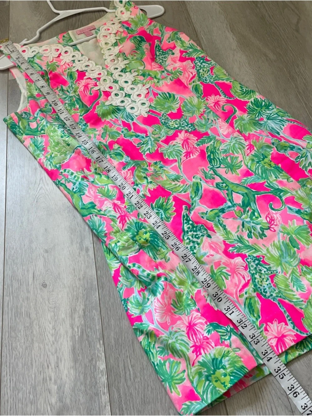 Lilly Pulitzer Dress gabby floral paisley shift womens Green Pink size 10 party - Picture 7 of 7